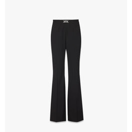 Women Mode Travia Pants in Wool Twill - Black