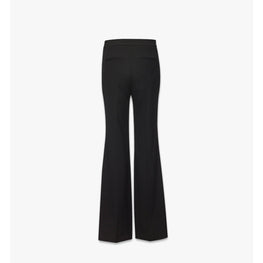 Women Mode Travia Pants in Wool Twill - Black