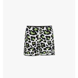 Women Leopard Jacquard Shorts - Multi