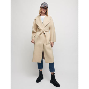 Women Double-Sided Coat - Ecru