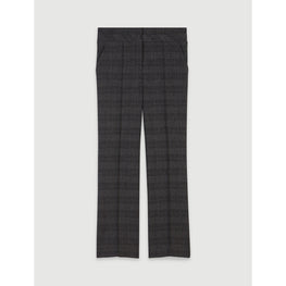 Women Prince Of Wales Pants - Grey