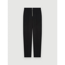 Women Recycled Polyester Straight Cut Trousers - Black