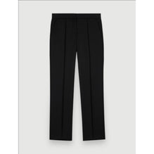 Women Straight-Leg Suit Pants - Black