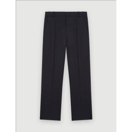 Women Straight-Leg Suit Pants - Navy