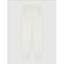 Women 100% Cashmere Jogging Pants - Ecru