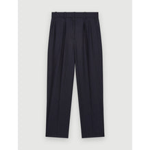 Women Cashmere Wool Trousers - Navy