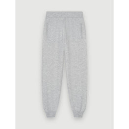 Women Mottled Fleece Jogging Pants - Grey