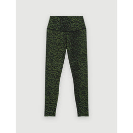 Women Printed Leggings - Khaki Leopard Print