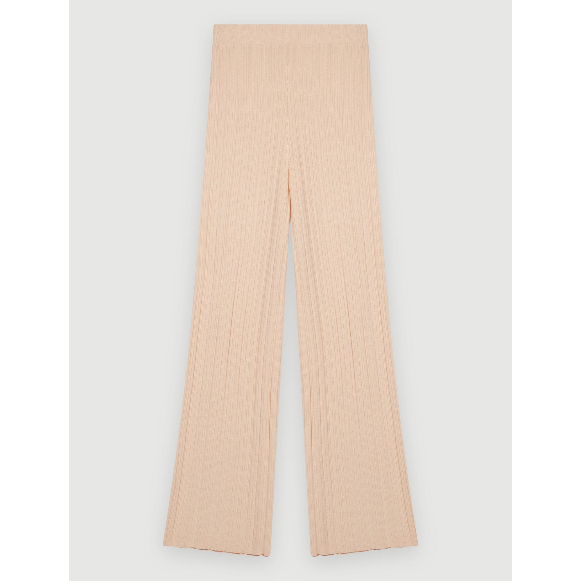 Women Knitted Trousers - Pale Pink