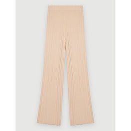 Women Knitted Trousers - Pale Pink