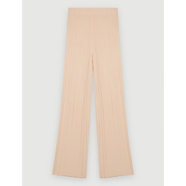 Women Knitted Trousers - Pale Pink