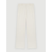 Women Wide-Leg Suit Trousers  - White