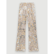 Women Sequin-Embroidered Velvet Pants - Silver