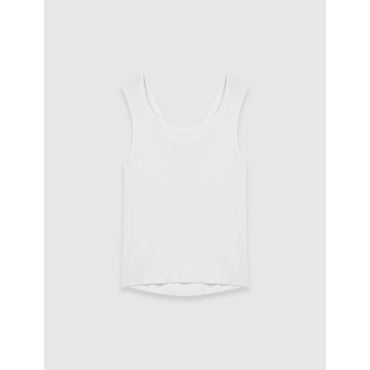 Women Sleeveless Top - White