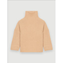 Women Turtleneck Pullover - Camel