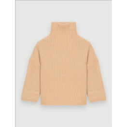 Women Turtleneck Pullover - Camel