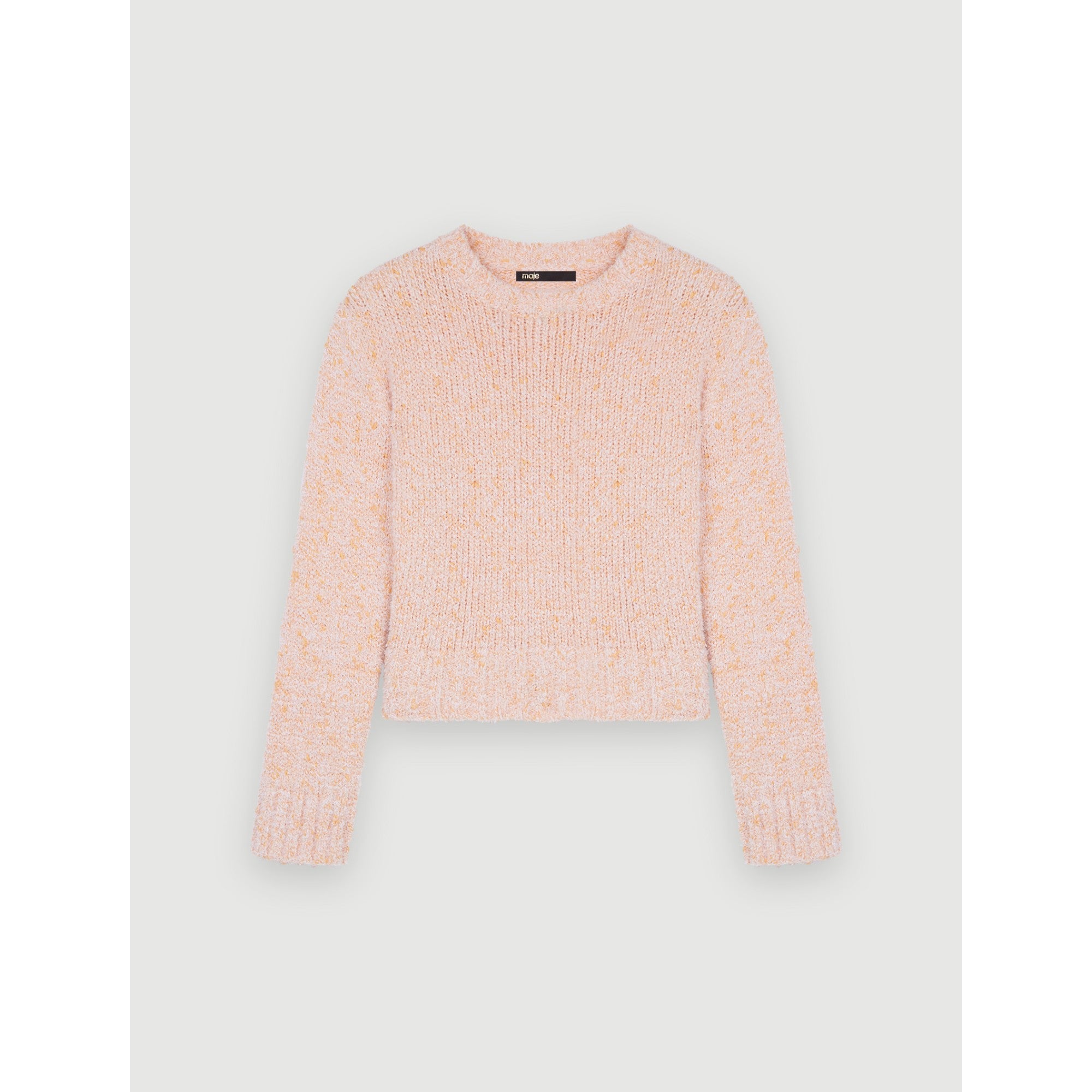 Women Fancy Knit Sweater - Orange