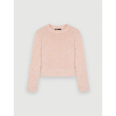 Women Fancy Knit Sweater - Orange