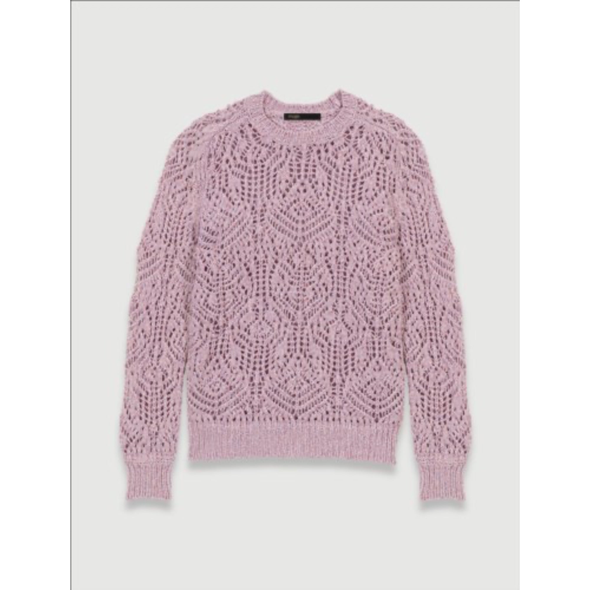 Women Crochet Jumper - Parma Violet
