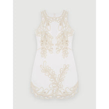 Women Fully Embroidered Dress - Ecru