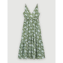 Women Printed Cotton Dress - Green