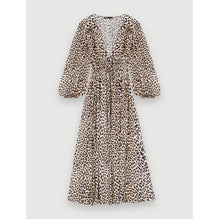 Women Leopard-Print Viscose Maxi Dress - Light Leopard