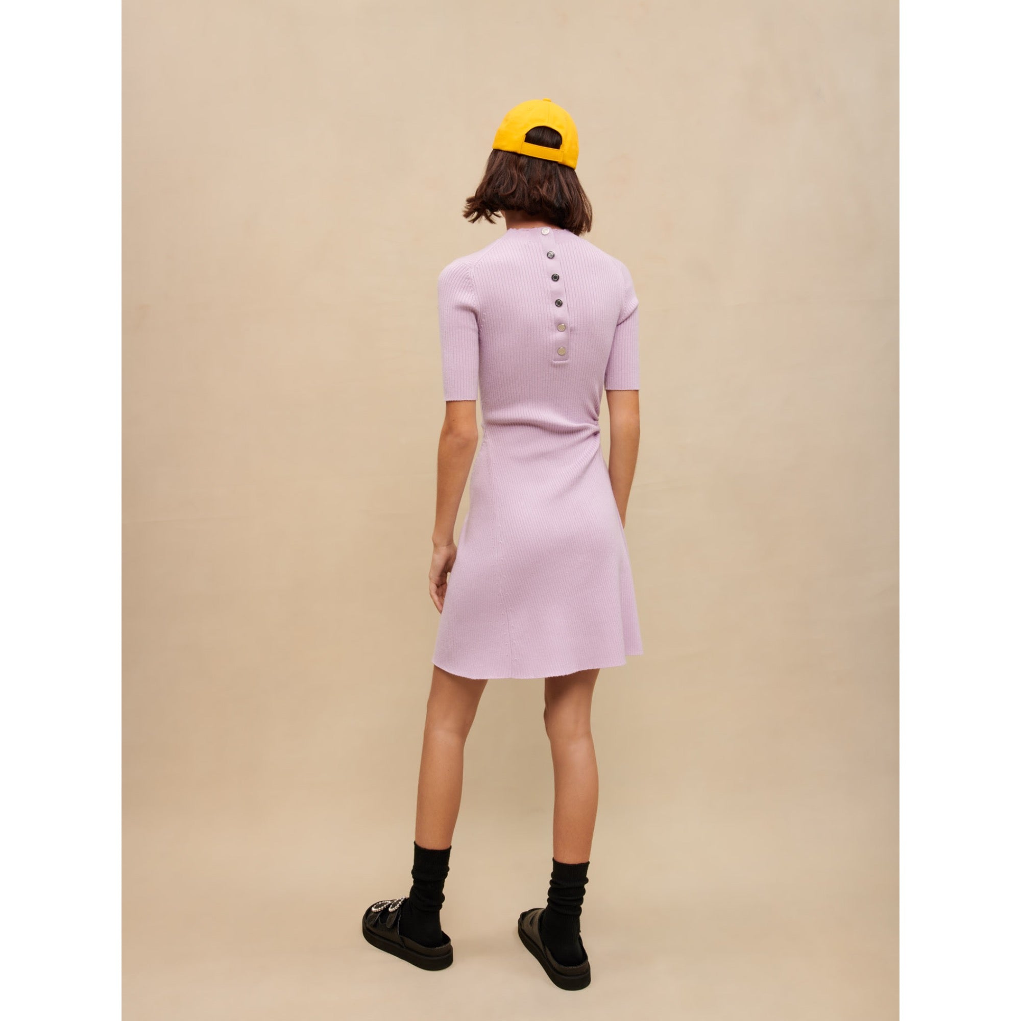 Women Parma Hemstitch Dress - Parma Violet