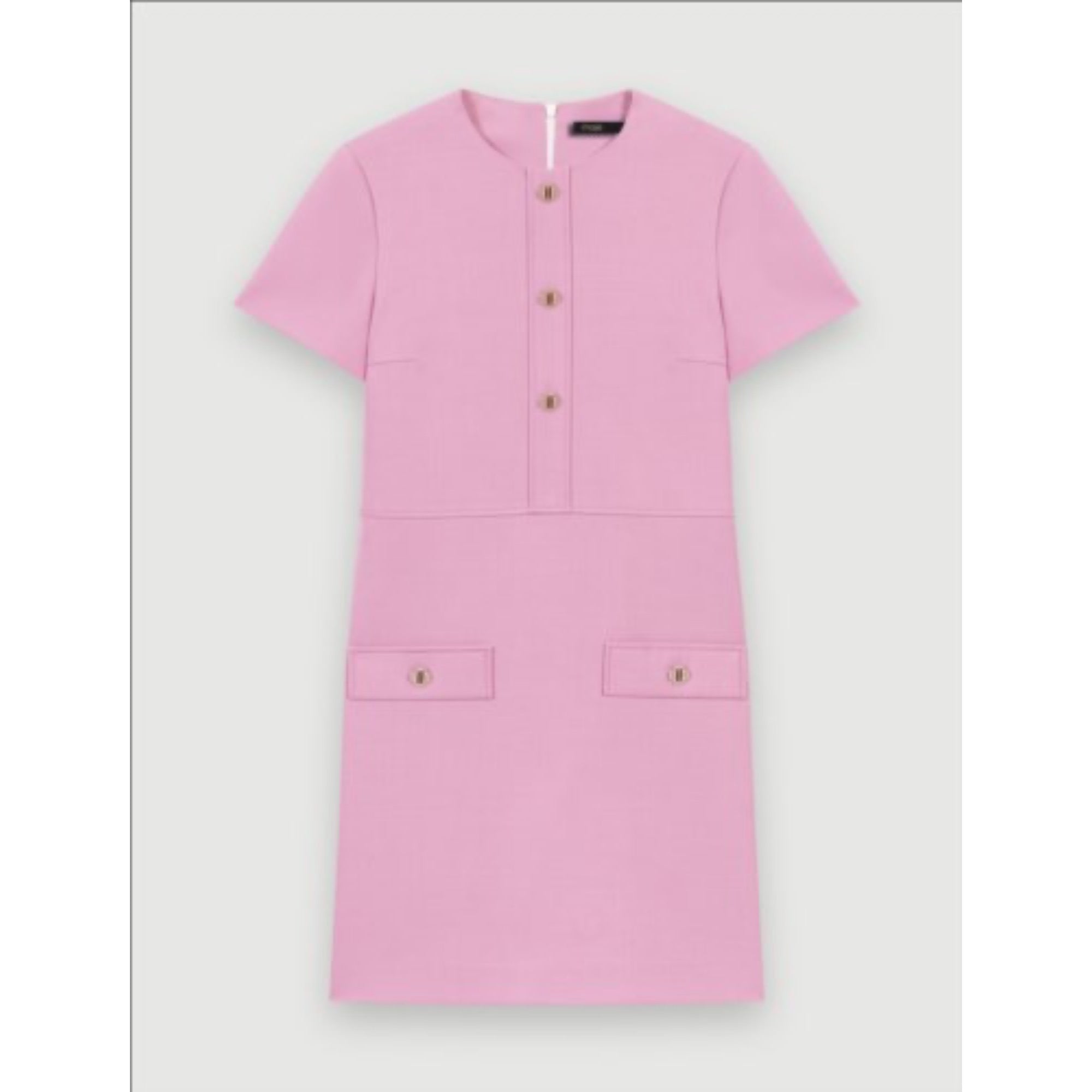 Women Short, Straight-Cut Dress - Parma Violet
