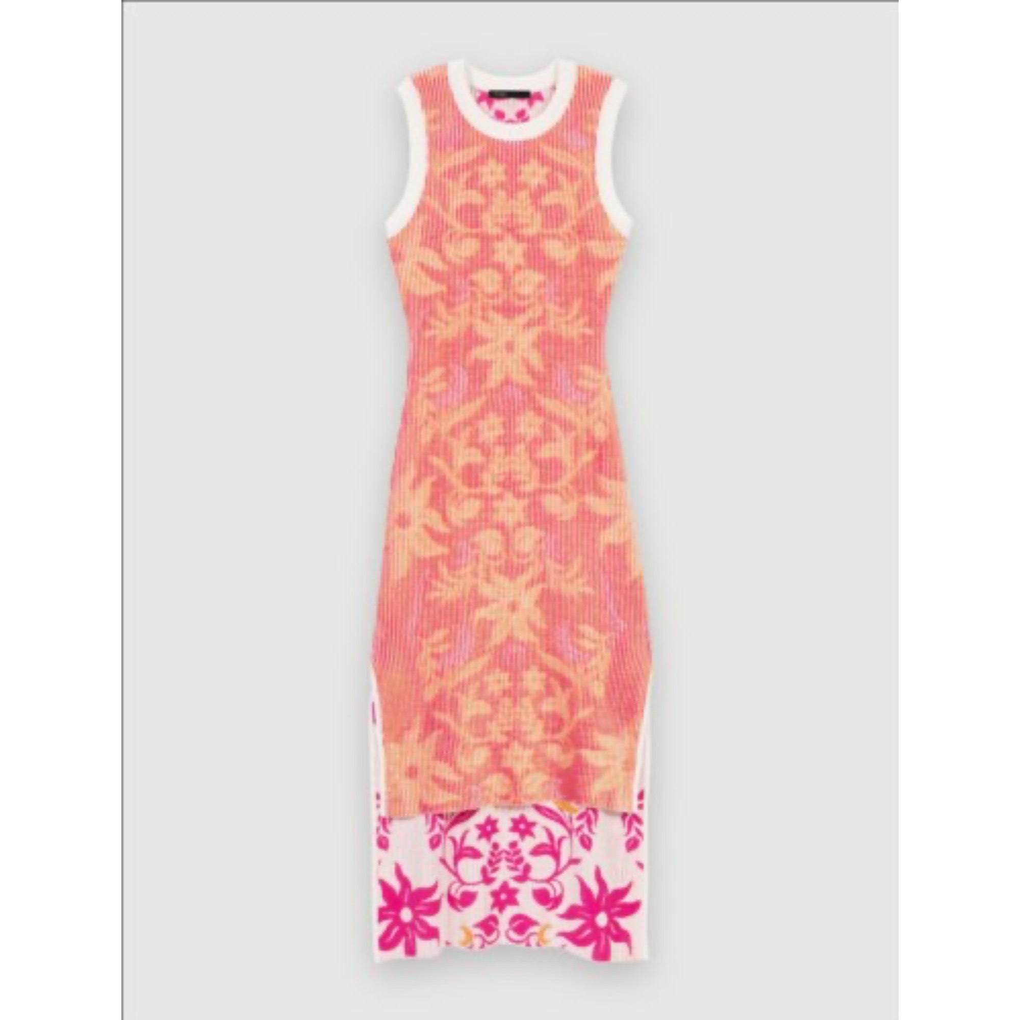 Women Printed Reversible Dress - Pink Dreamlike