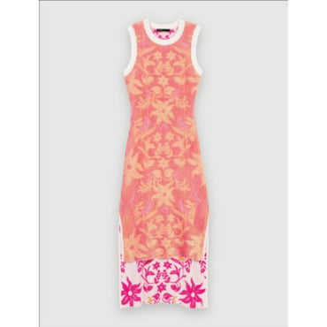 Women Printed Reversible Dress - Pink Dreamlike