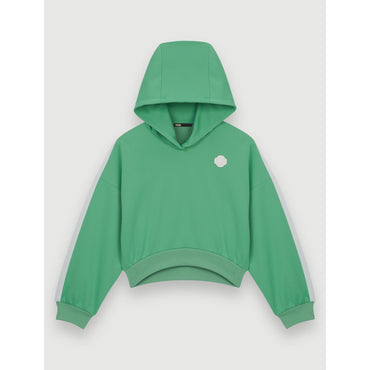 Women Hooded Sweatshirt- Green