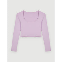 Women Body-Hugging Sports Top - Mauve