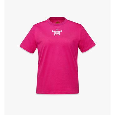 Women Logo Print T-shirt In Organic Cotton - Sangria Sunset