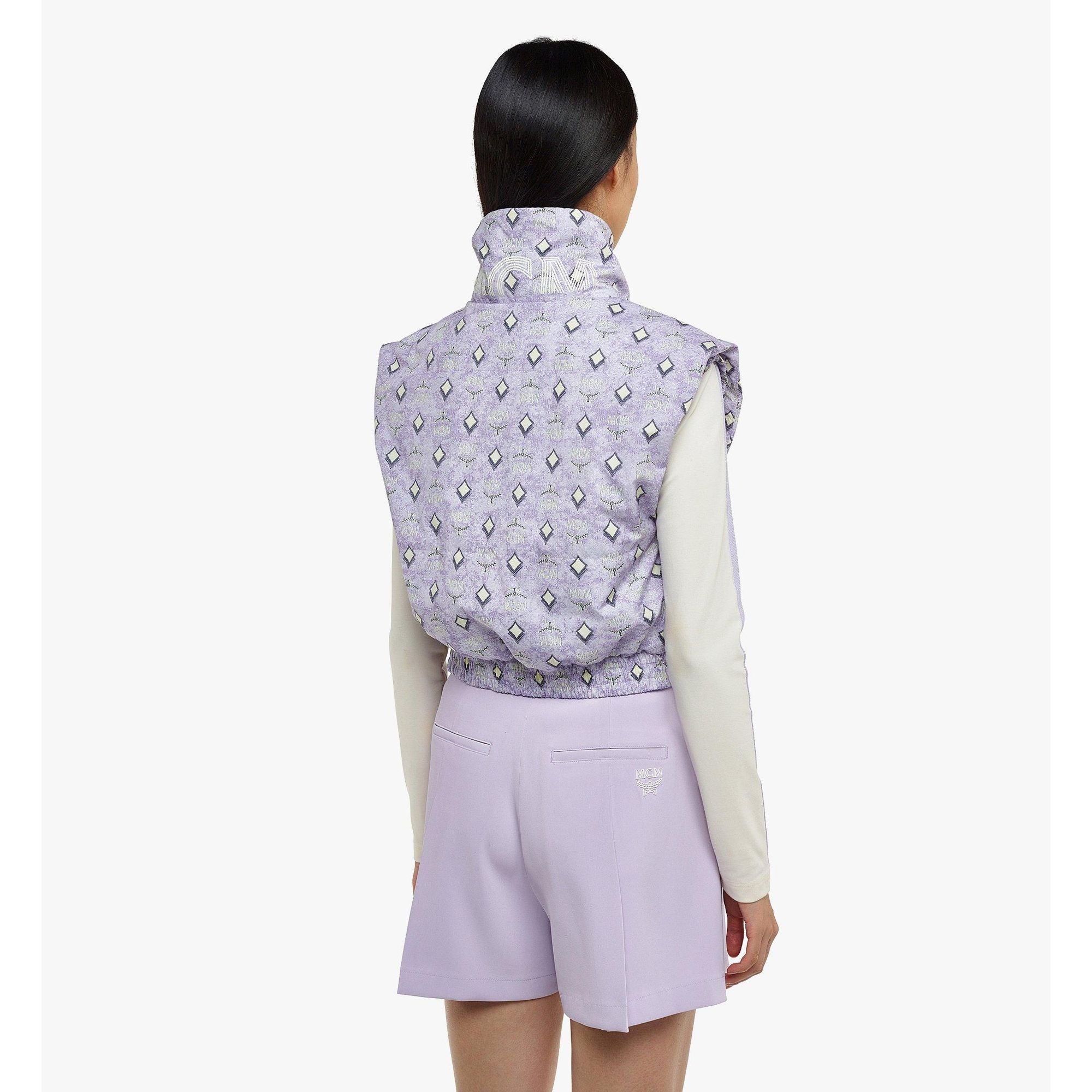 Women Golf In The City Padded Vest - Purple Rose