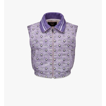 Women Golf In The City Padded Vest - Purple Rose