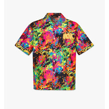 Men Cubic Camouflage Monogram Print Shirt - Multi