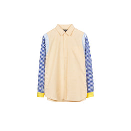 Men PHENOMENON Mix Pattern Shirt - Yellow