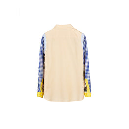 Men PHENOMENON Mix Pattern Shirt - Yellow