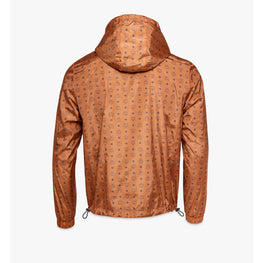 Men Men's Windbreaker in Monogram Nylon - Cognac