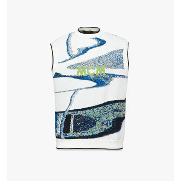 Men Meta Ocean Jacquard Vest - Multi