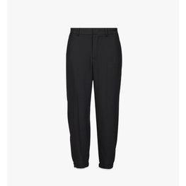 Men Wool Sweatpants - Black