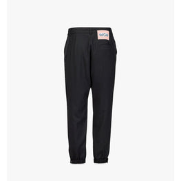 Men Wool Sweatpants - Black