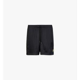 Men M Pup Silk Shorts - Black