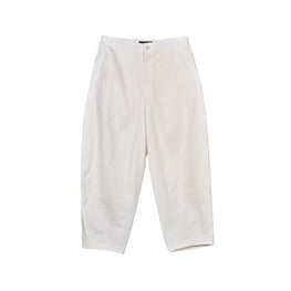 Men PHENOMENON Mix Material Pants - White