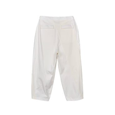 Men PHENOMENON Mix Material Pants - White