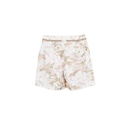 Men Flower Camo Shorts - Soft Pink