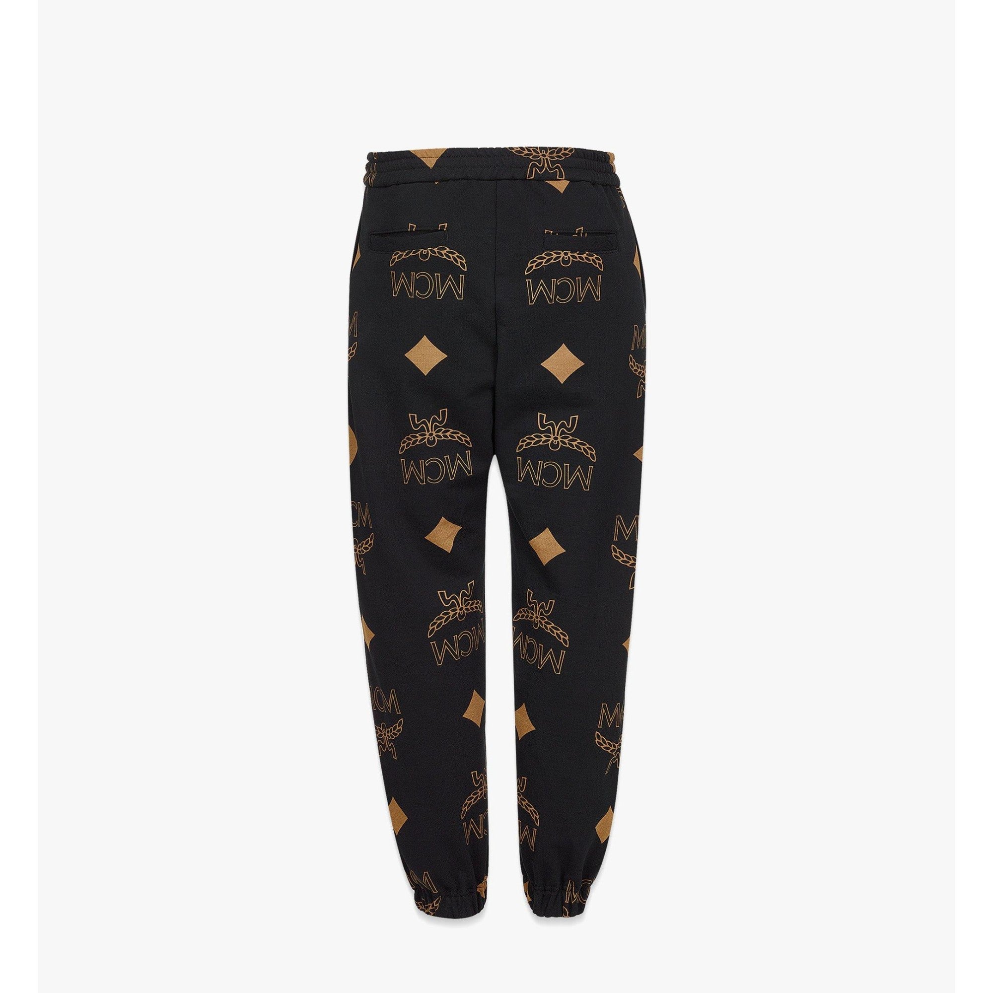 Men PHENOMENON+MCM Big Visetos Sweatpants - Black