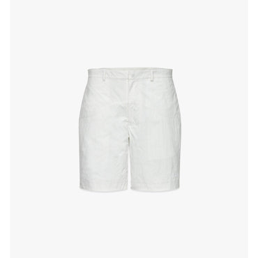 Men Cubic Monogram Yacht Shorts - Blanc De Blanc