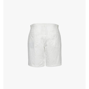 Men Cubic Monogram Yacht Shorts - Blanc De Blanc