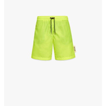 Men Swim Trunks - Neon Yellow